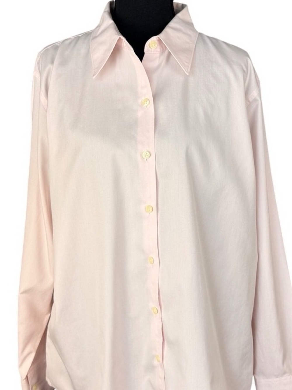 Classic Women's Button-Up Shirt - Light Pink